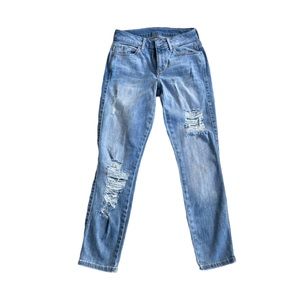 Blue Ripped Jeans size 24